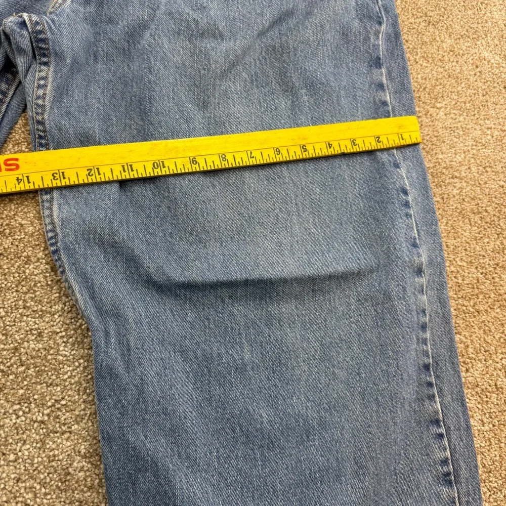 Levis 550 Mens 42x30 Relaxed Fit Jeans Blue Denim Straight Leg Medium Wash Y2K